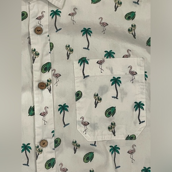 Burnside Cotton Shortsleeve Buttondown *Good Cond*. Size L - Picture 3 of 7